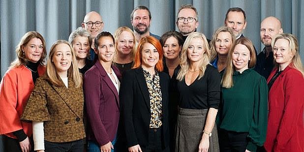 Gruppebilde av Utdanningsforbundets sentralstyre. Foto.