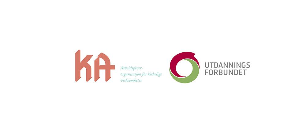 Logo for KA og logo for Utdanningsforbundet