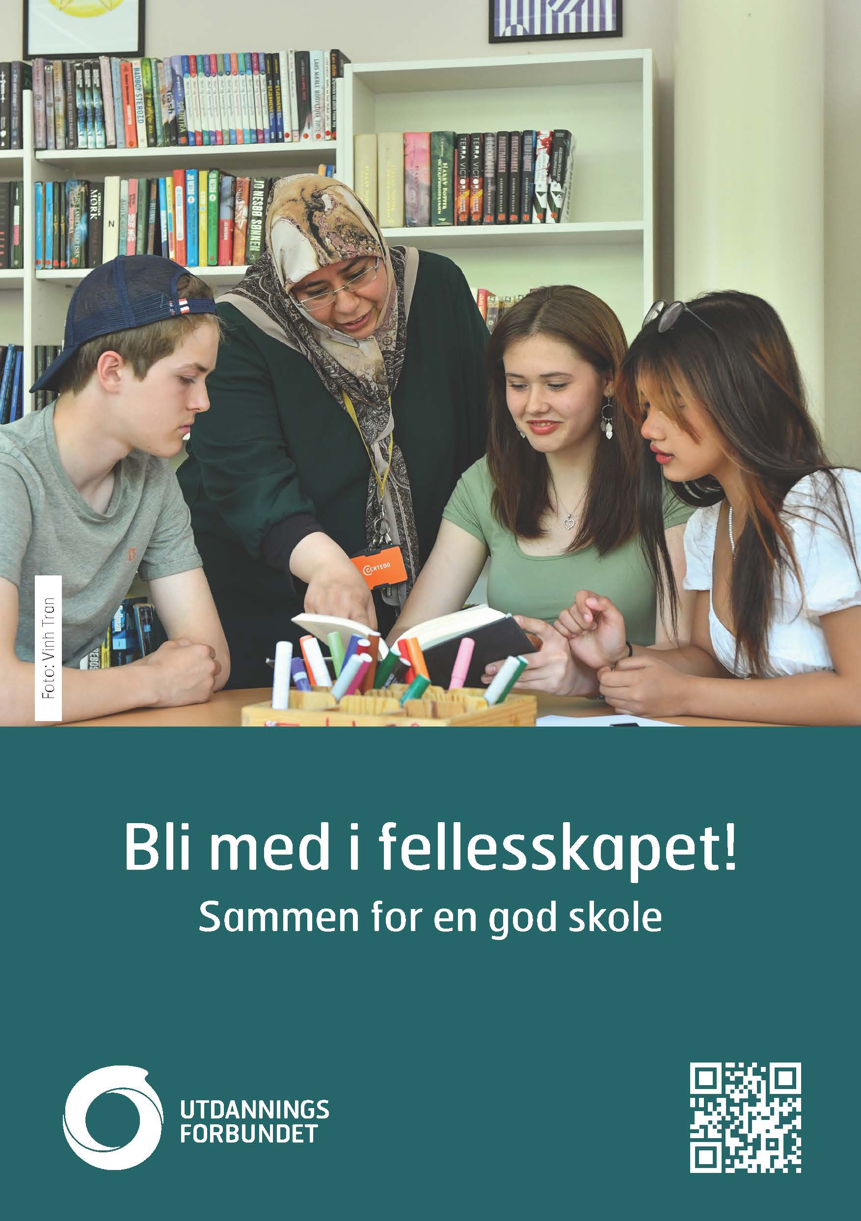 Flyer A5  Bli med i fellesskapet. Grunnskole inne. Bokmål og nynorsk.jpg