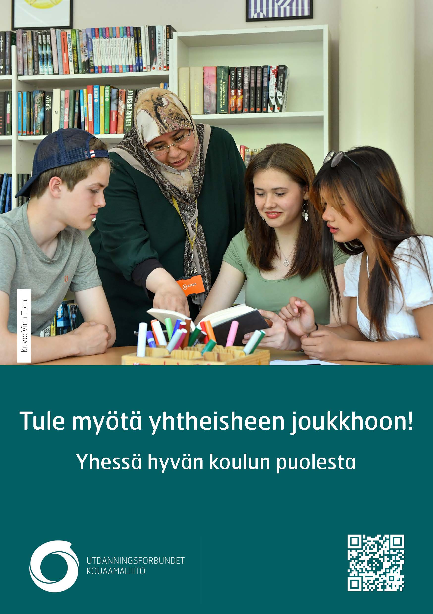 Flyer A5  Bli med i fellesskapet. Grunnskole inne. Kvensk.jpg