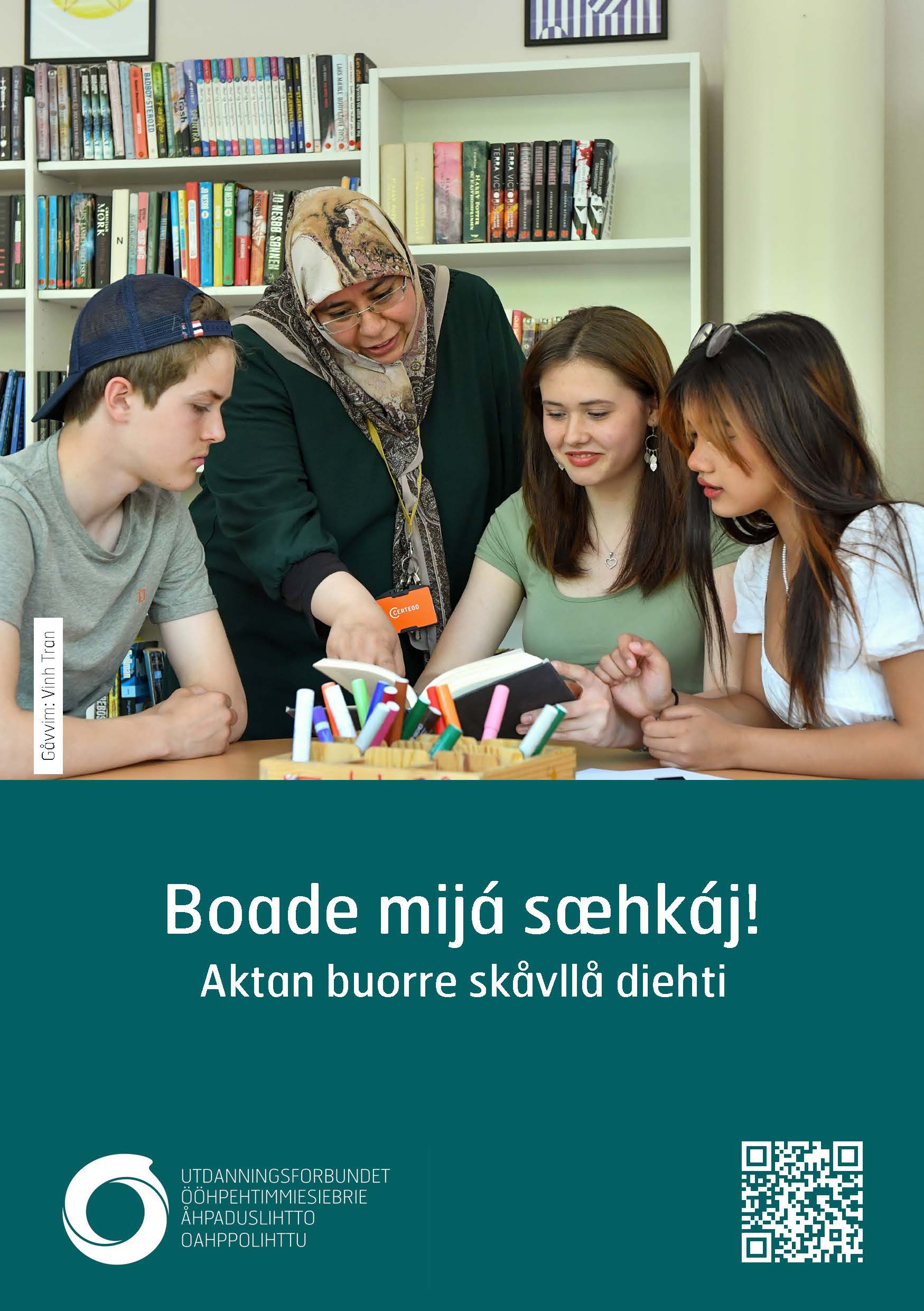 Flyer A5  Bli med i fellesskapet. Grunnskole inne. Lulesamisk.jpg