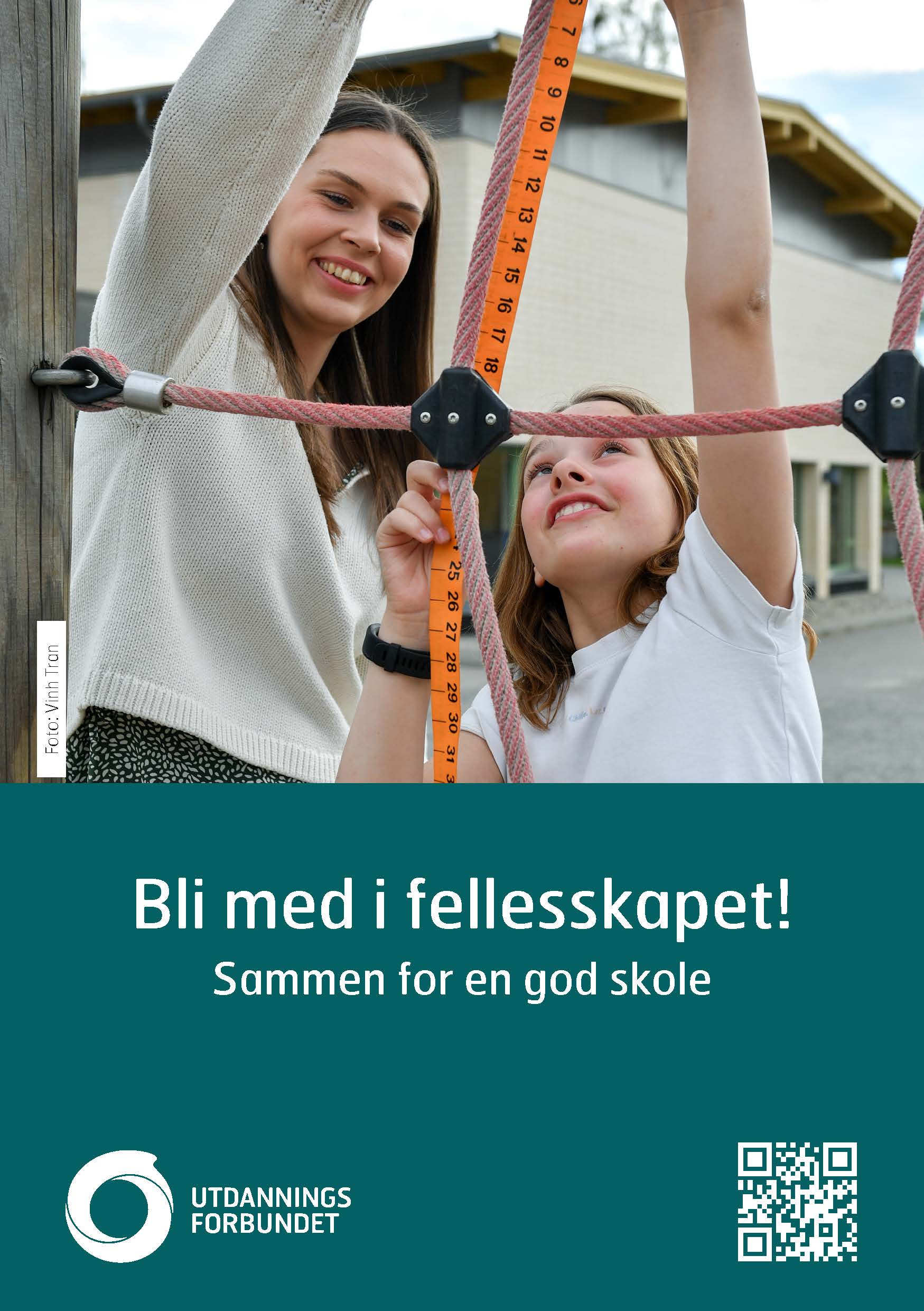 Flyer A5  Bli med i fellesskapet. Grunnskole ute. Bokmål og nynorsk.jpg