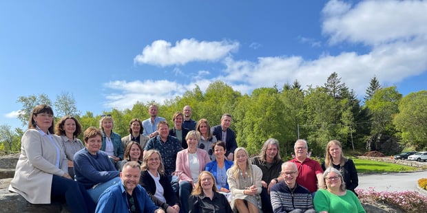 Gruppebilde av medlemmar i Fylkesstyre Vestland