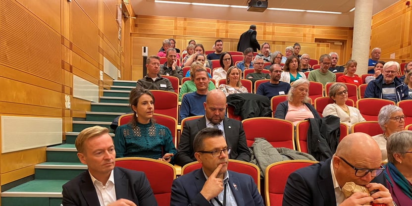 Seks studentar på jobbsøkarkurs i Volda. Foto.
