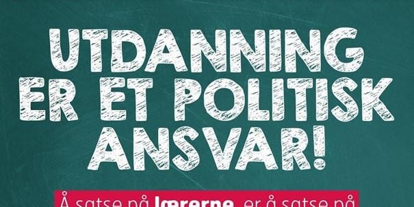 Utdanning er et politisk ansvar