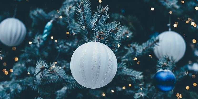 Juletre med julekuler