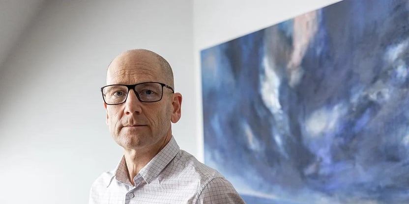 Foto av Unio-leder Steffen Handal