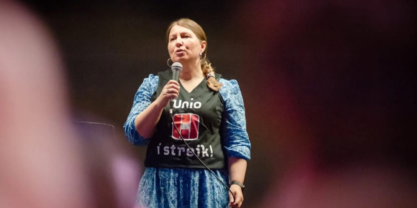 Foto av Unio-leder Guro Lind
