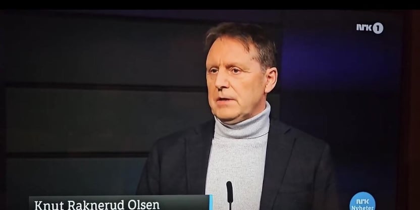 Skjermbilde av en debattsending fra NRK