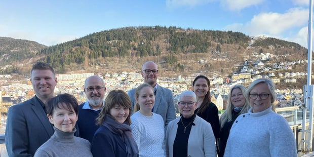 Bildet viser medlemmer i det nye IA-rådet i Vestland