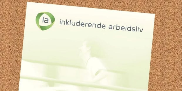 Foto av plakat Inkluderende arbeidsliv