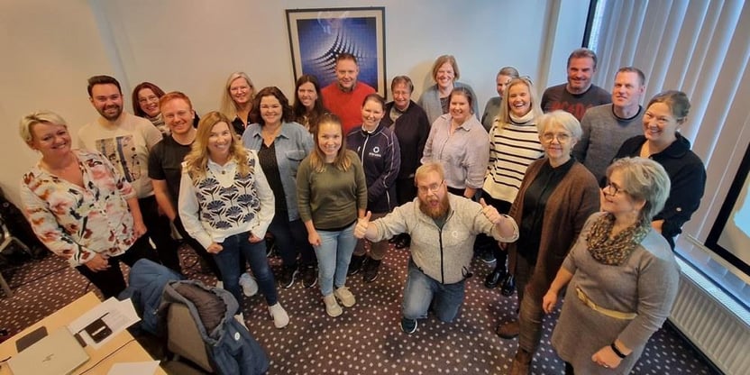 Bilde av alle som deltok på kontaktforum Grunnskole i Molde 