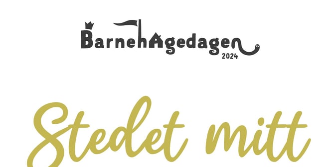 Deler av plakat til Barnehagedagen 2024