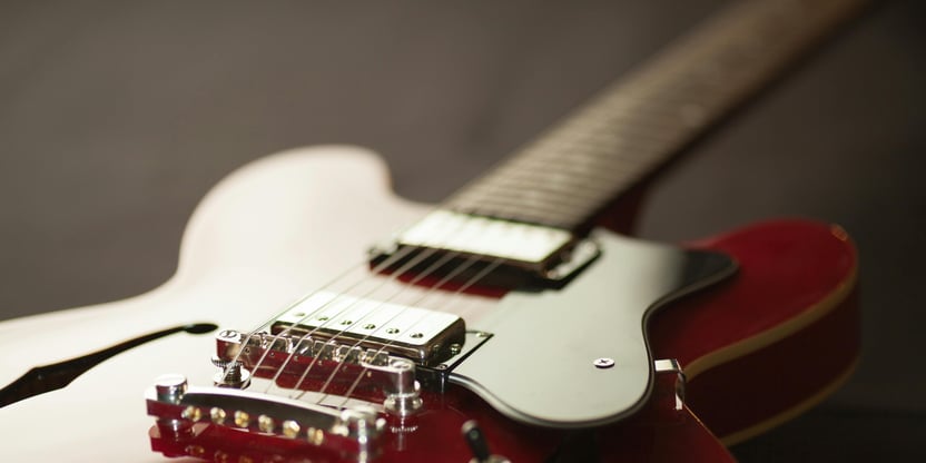 Illustrasjonsbilde av en elektrisk gitar