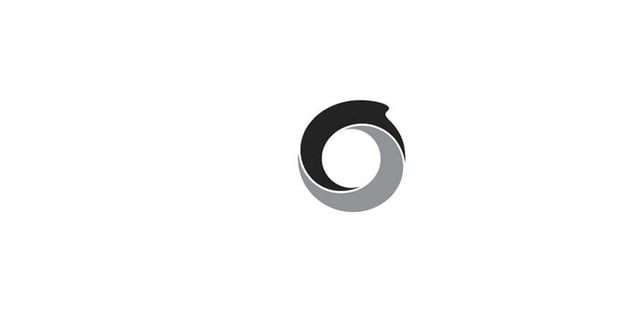 Utdanningsforbundets logo i svart-hvitt. Illustrasjon.