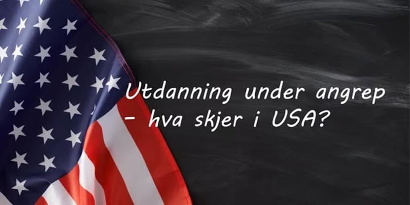 Bildet viser en lærer ved Oksenøya barneskole, 1. og 6. klasse i 2024. Hun holder seks fingre i været.
