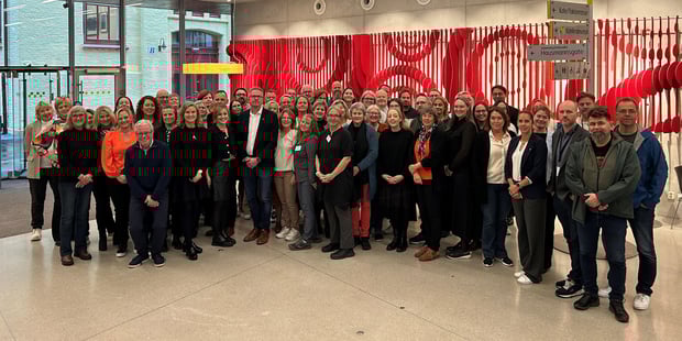 Gruppebilde av medlemmene i representantskapet i Utdanningsforbundet.