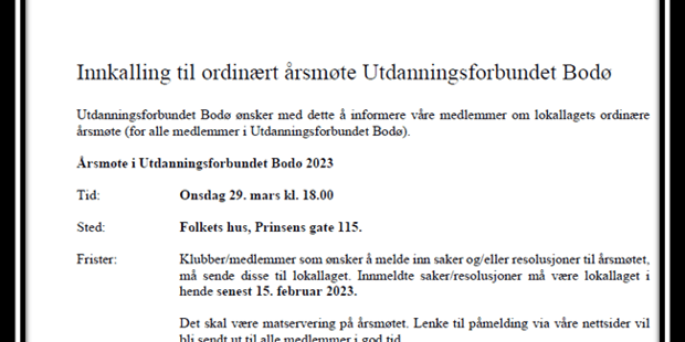 Årsmøte 2023