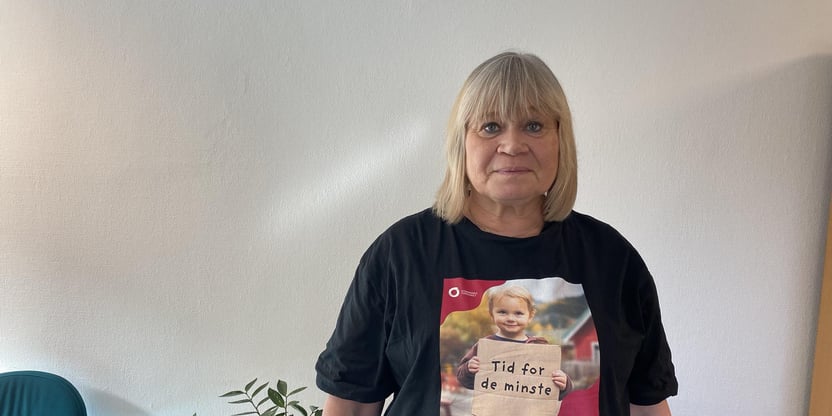 Bilde av kvinne i halvfigur.