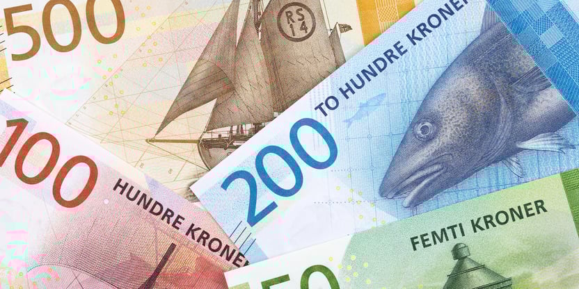 Bilde av pengesedler