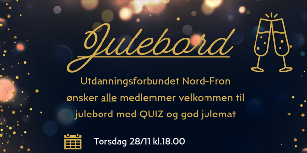 Logo med tekst julebord