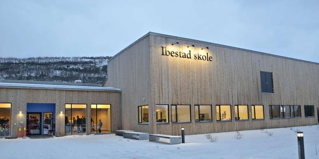 Ibestad Skole (hentet fra Ibestad kommune sin Facebook-side)