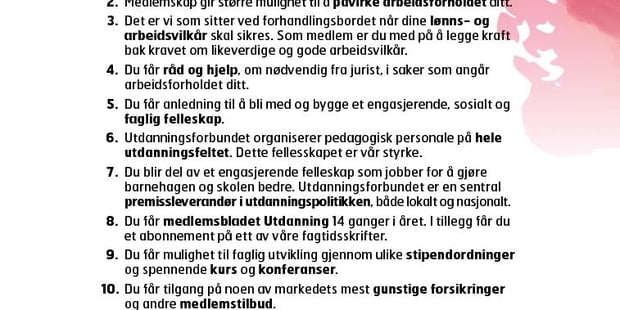 Bli med i Utdanningsforbundet