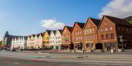 Bilde av Bryggen i Bergen tatt av Audun Nygaard