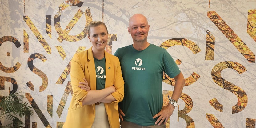 Stig Vaagan og Kristin Jess-Bakken i Venstre Innlandet