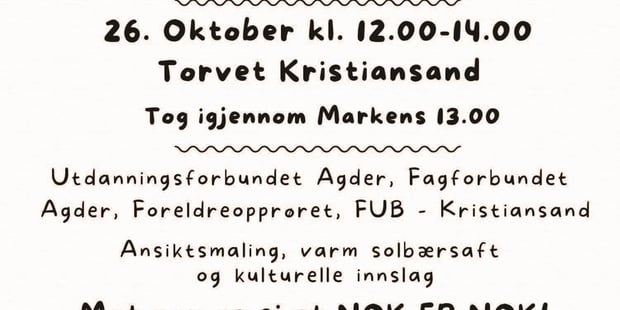Markering for økt bemanning i barnehagene 