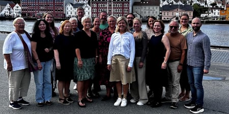 Fylkesstyret høsten 2025, inkludert Leder for Pensjonistrådet og Lærerstudentene. Lise Renate Tistel var ikke tilstede da bildet ble tatt.
Foto: Karin Elisabeth