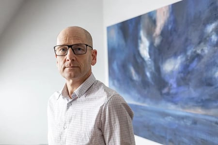 Foto av Unio-leder Steffen Handal