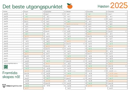 Bilde av kalender