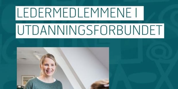 Forside med tekst og bilde. Foto.