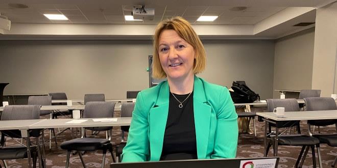 Portrettbilde av Karianne Sørtveit. Lokallagsleder i Kristiansand