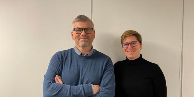 Bilde av Geir Helge Lindgren og Astrid Føreland i halvfigur