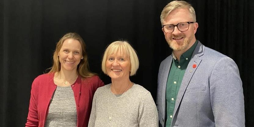Fra venstre: Lise Lyngsnes Randeberg, Ragnhild Lied og Hans-Erik Skjæggerud. Foto: YS