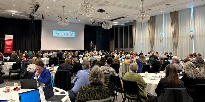 Mange deltakere på årets lederkonferanse i Utdanningsforbundet Trøndelag