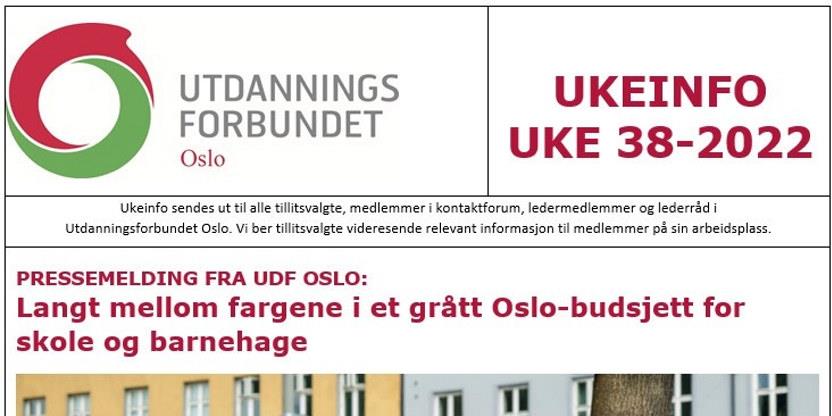 Faksimile av ukeinfo 38-2022