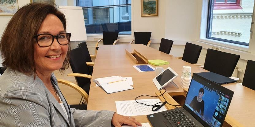 Sentralstyremedlem i Utdanningsforbundet, Siri Skjæveland Lode. Foto.